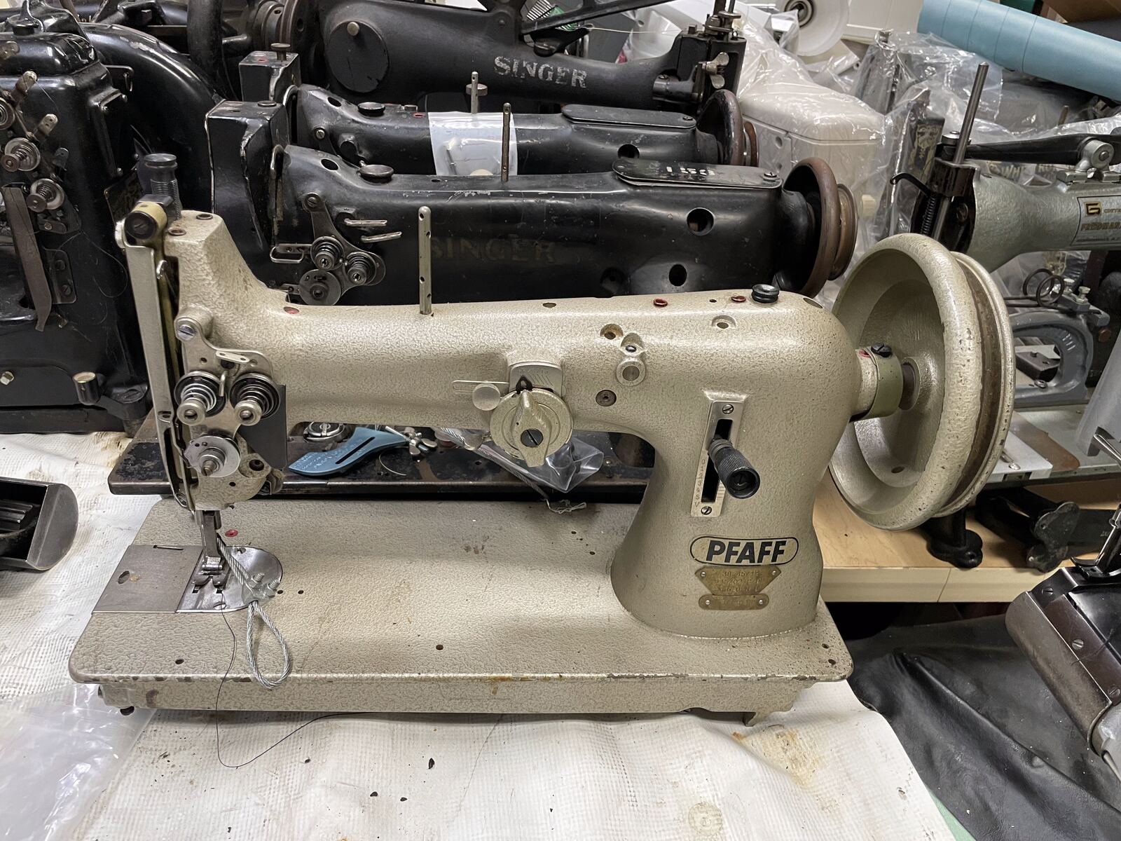 Pfaff Industrial Alongside Our Singer Inventory
